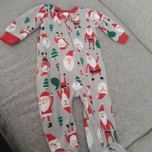 Christmas footed pajamas